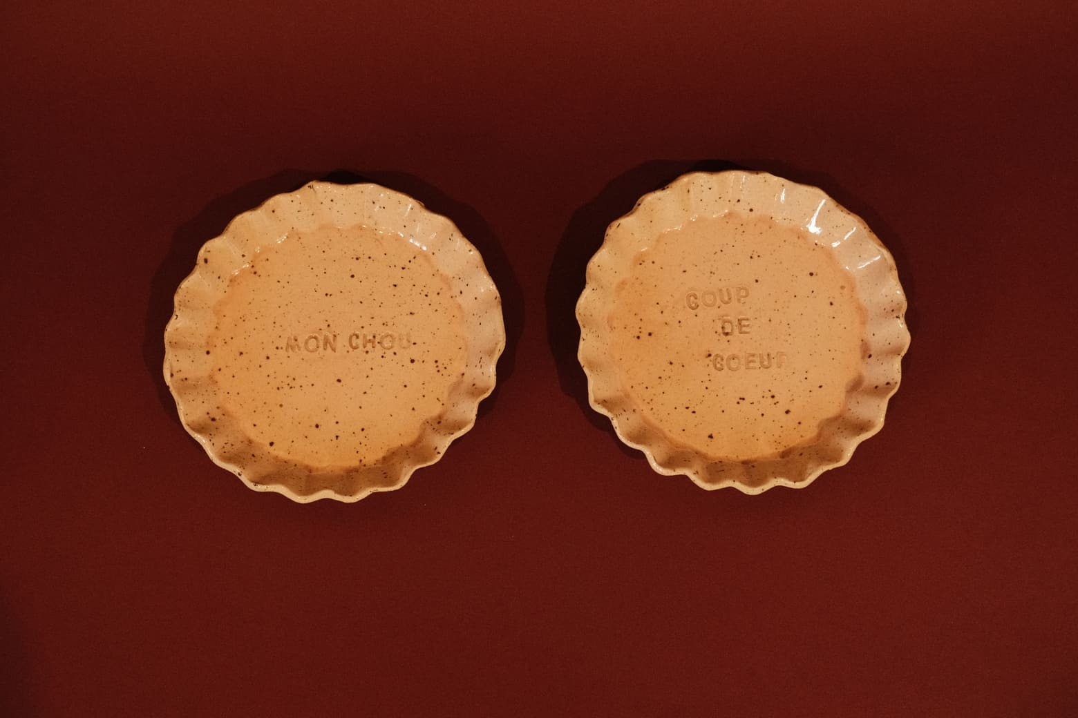 Plat à tarte individuelle de la collection Éclat