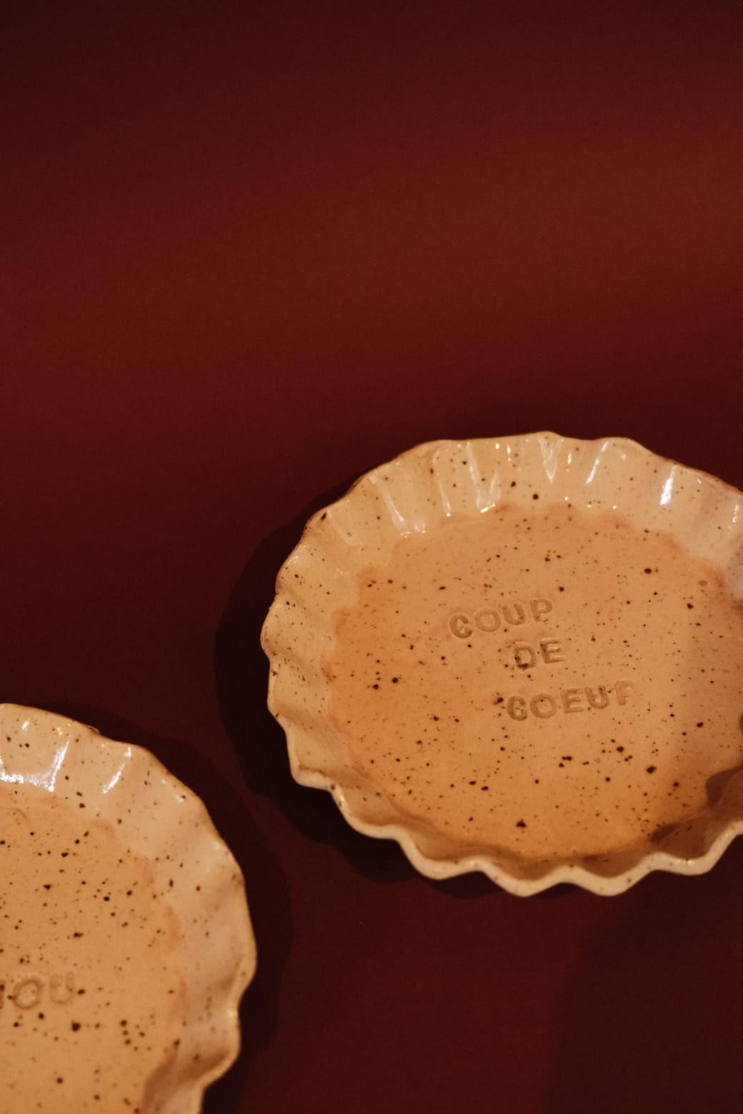 Plat à tarte individuelle de la collection Éclat
